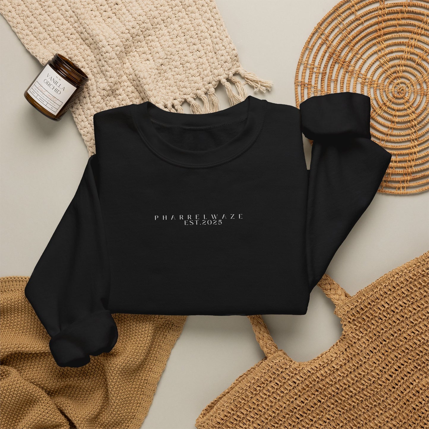 Crewneck Sweatshirt — Vaporwave EVILGURL Graphic