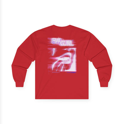Vintage Long Sleeve Graphic Tee – Retro Vaporwave Style