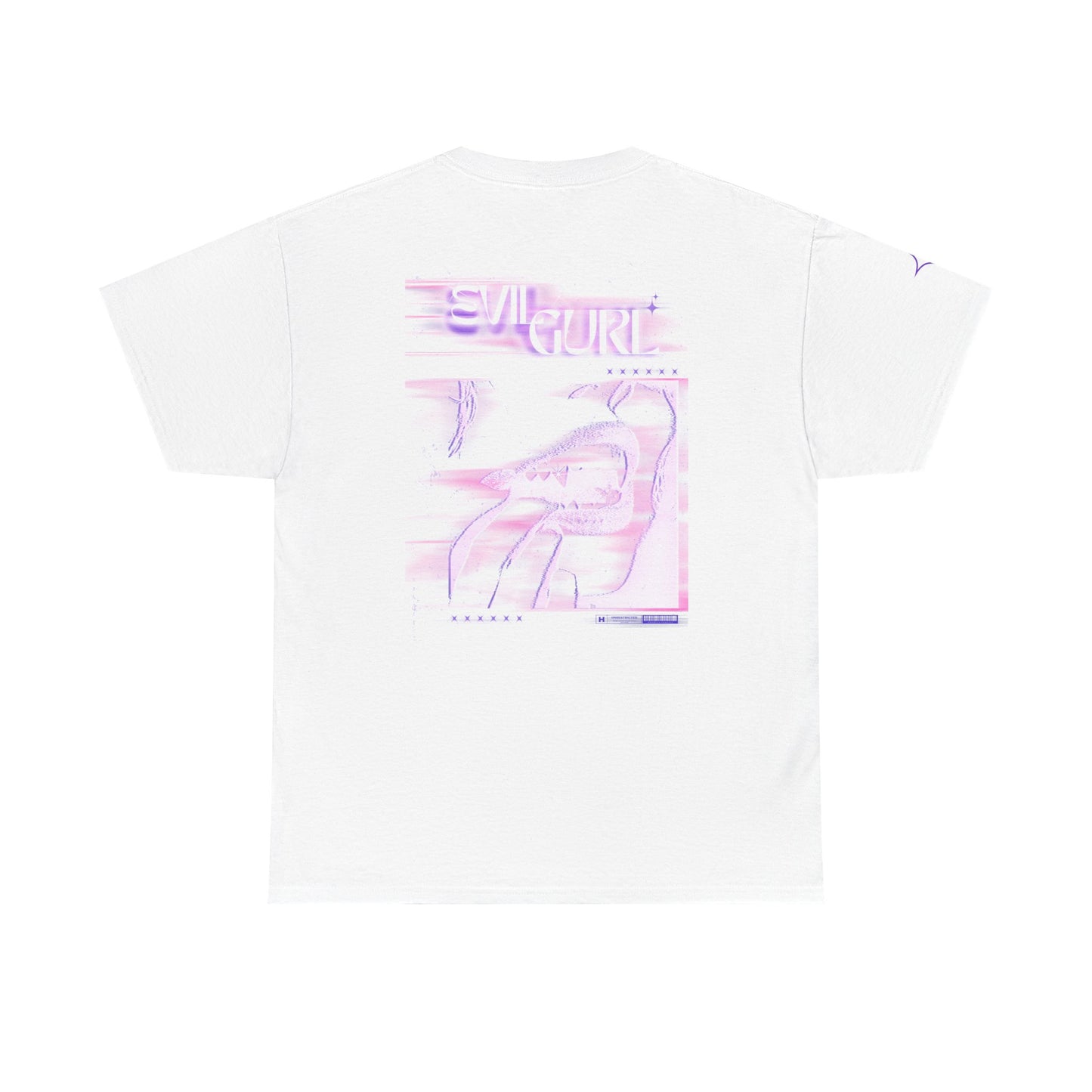 Unisex Heavy Cotton Tee EVILGURL Graphic