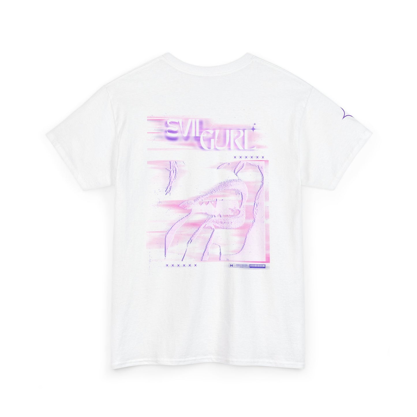 Unisex Heavy Cotton Tee EVILGURL Graphic