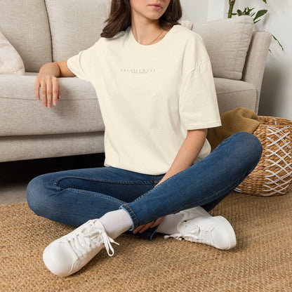 Minimalist Cotton T-Shirt With Subtle Chest Print